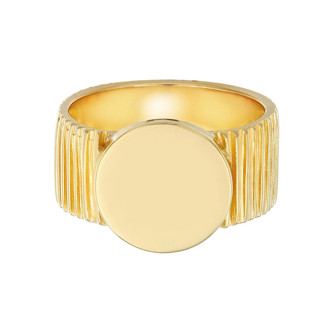 Elli "Siegelring Rund< Ringe|Silber