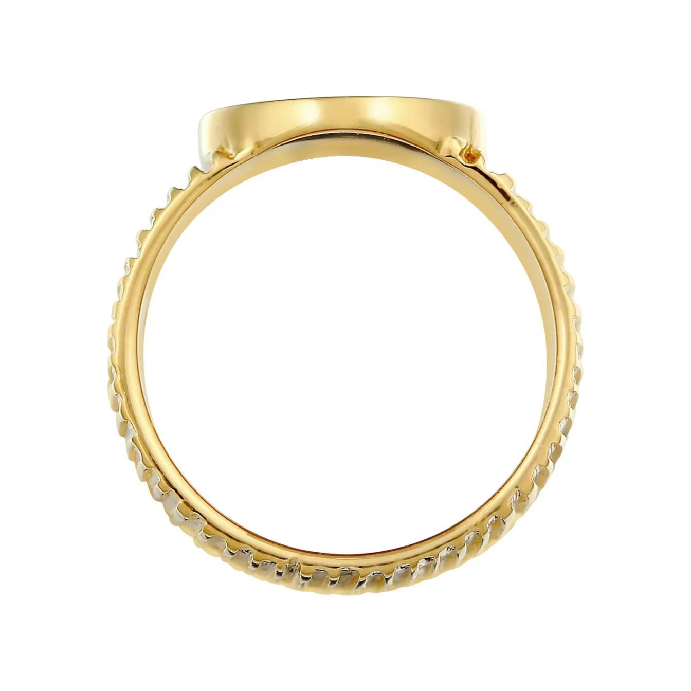Elli "Siegelring Rund< Ringe|Silber