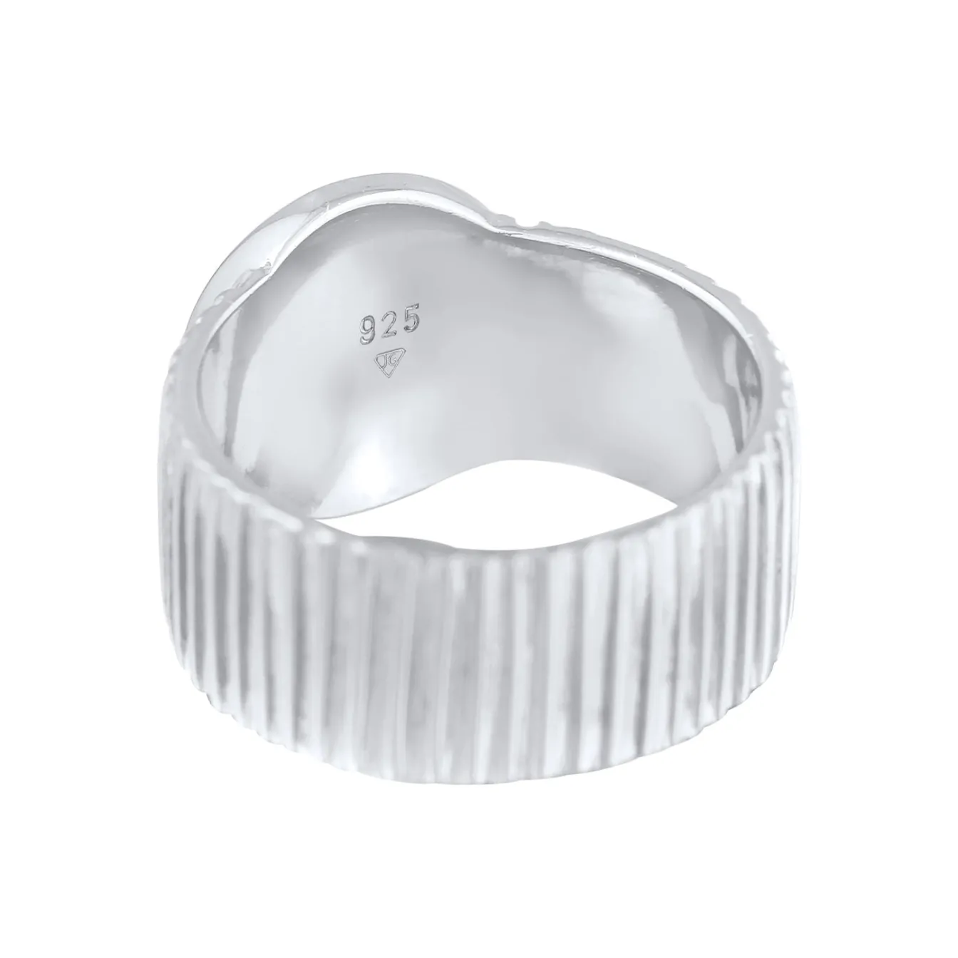 Elli "Siegelring Rund< Ringe|Silber