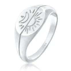 Elli "Siegelring Sonne & Mond< Symbol-schmuck|Ringe