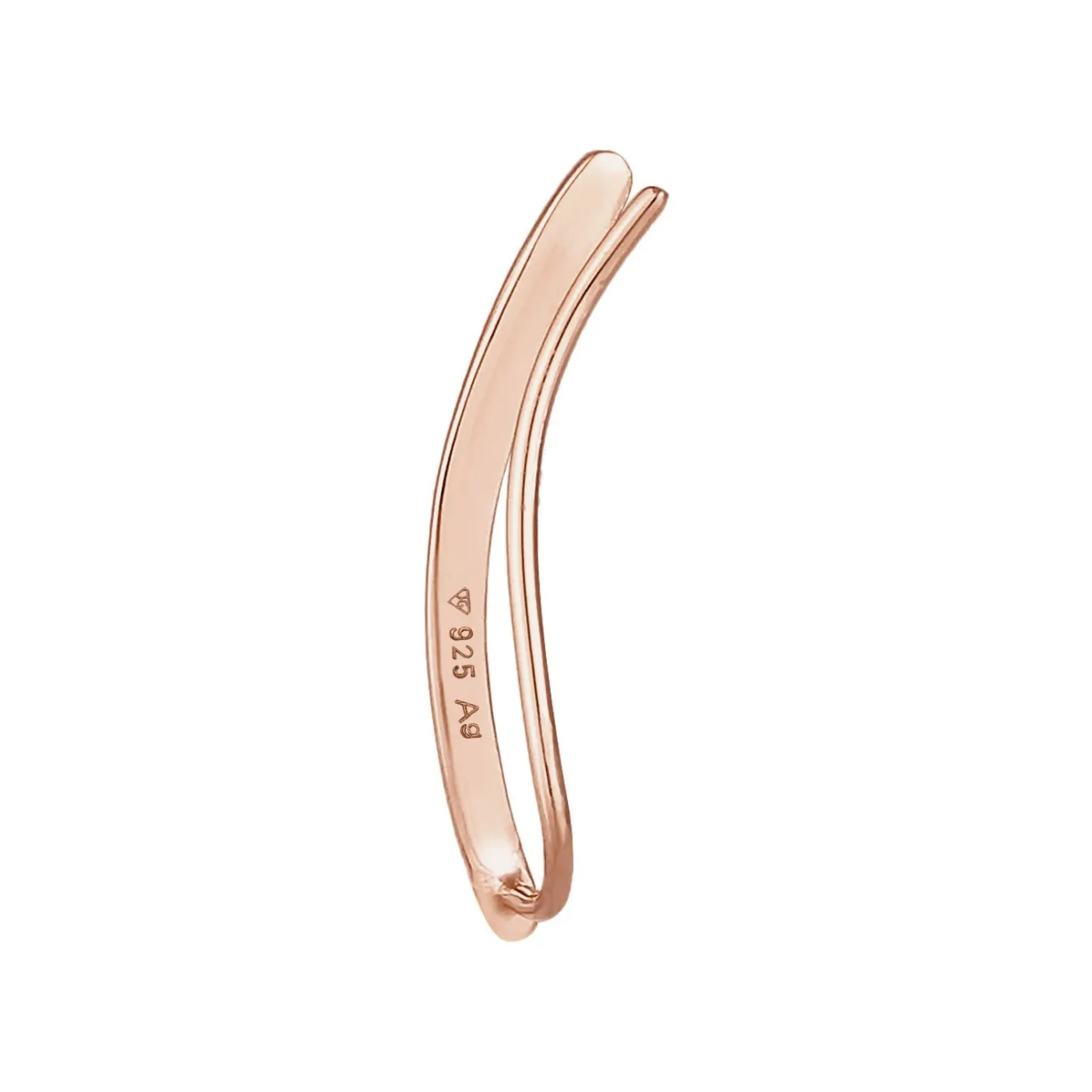 Elli "Single Ear Climber< Roségold|Ohrringe