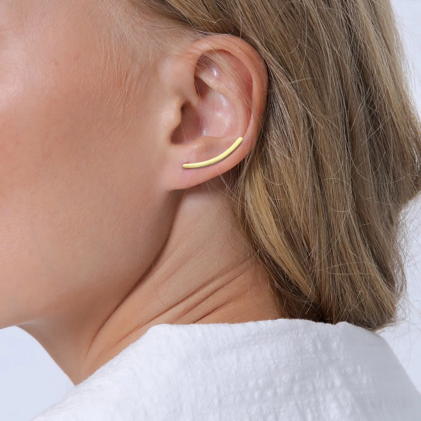 Elli "Single Ear Climber< Roségold|Ohrringe