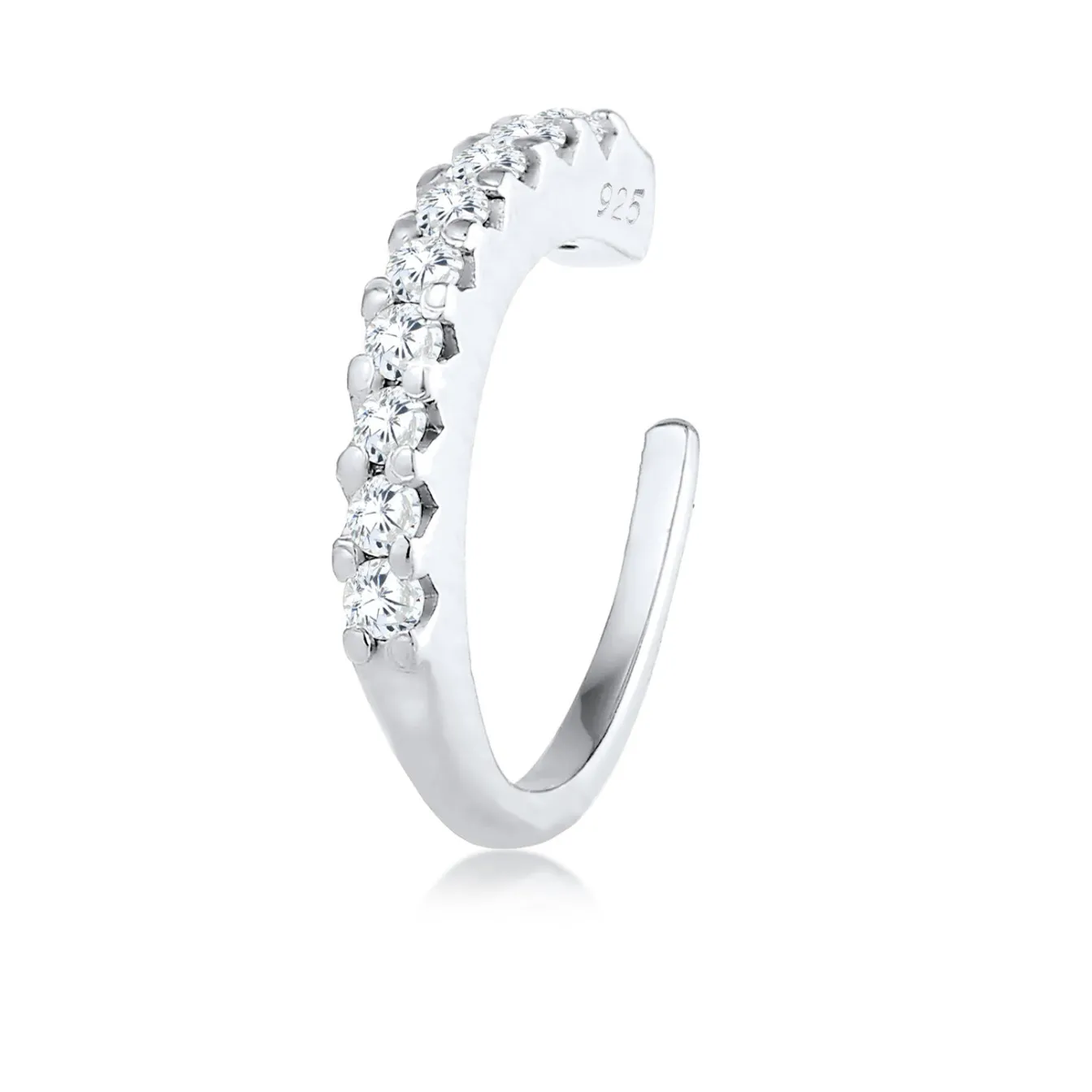 Elli "Single Earcuff | Zirkonia< Ohrringe|Vergoldet