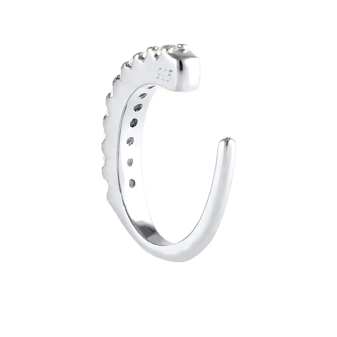 Elli "Single Earcuff | Zirkonia< Ohrringe|Vergoldet