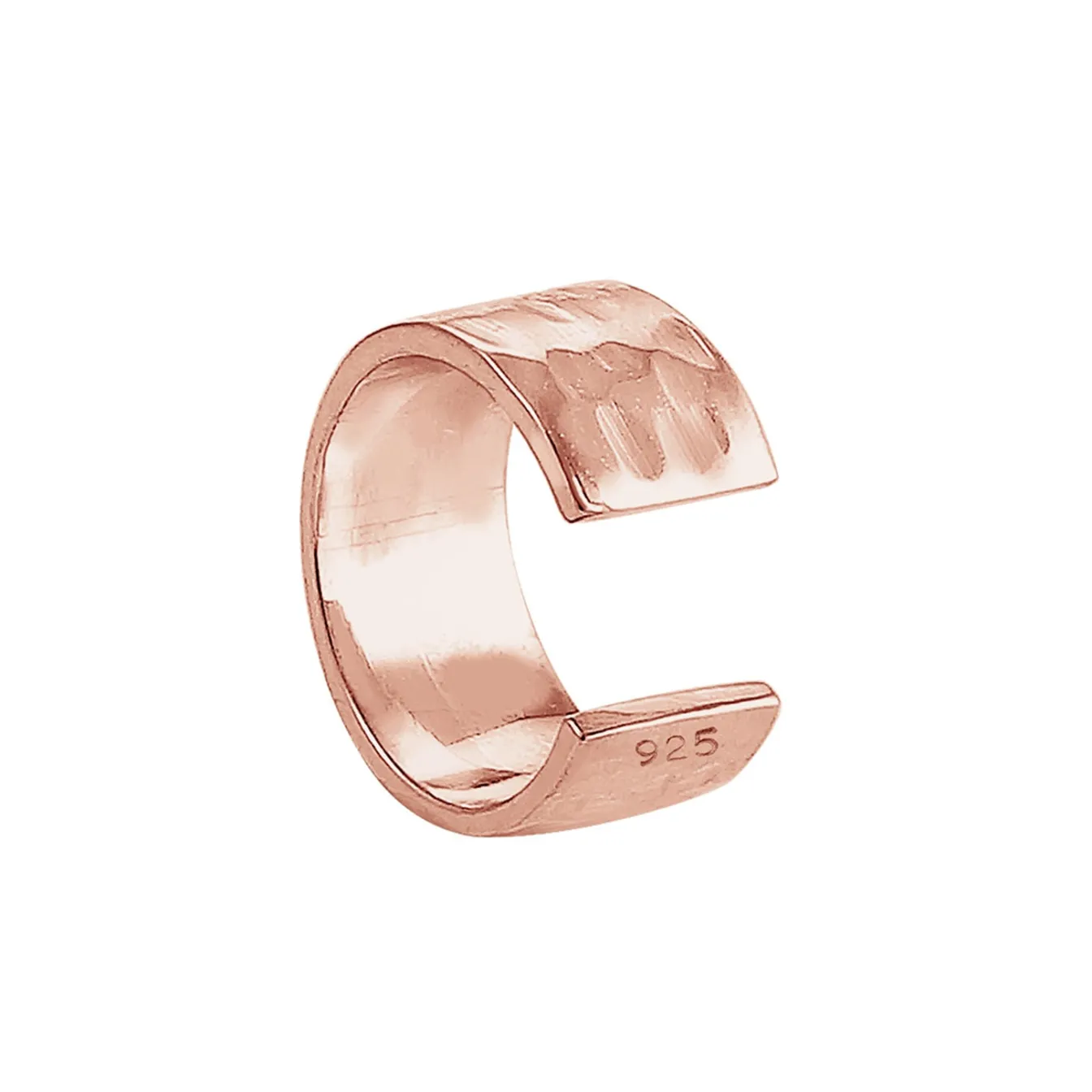 Elli "Single Earcuff gehämmerter< Roségold|Ohrringe