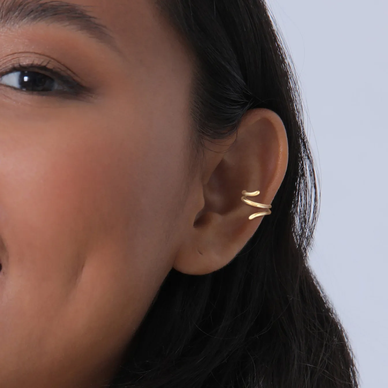 Elli "Single Earcuff Minimal< Roségold|Ohrringe