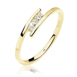 Elli "Solitär-Ring | Diamant ( , 0,045 ct )< Ringe|Echtgold