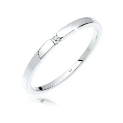 Elli "Solitär-Ring | Diamant ( Weiß, 0,015 ct )< Roségold|Ringe