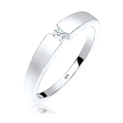 Elli "Solitär-Ring | Diamant (Weiß, 0.06 ct.)< Ringe|Vergoldet