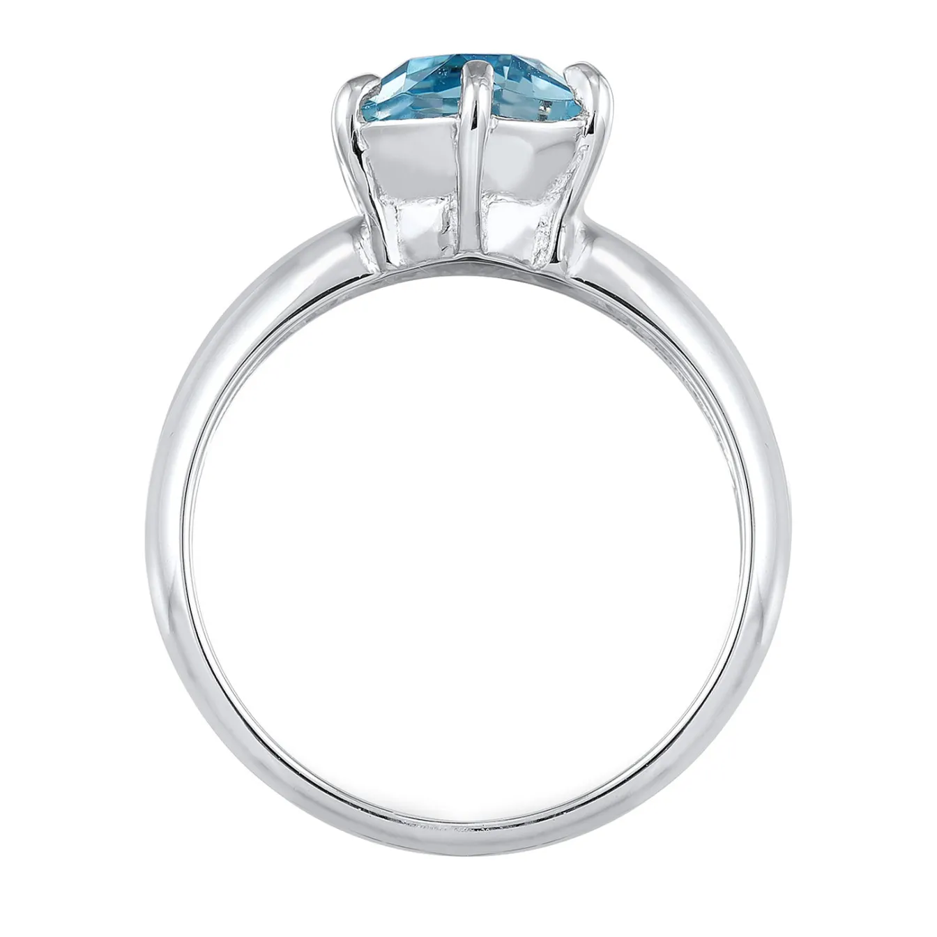 Elli "Solitär-Ring | Kristall ( Weiß )< Letzte Chance|Ringe