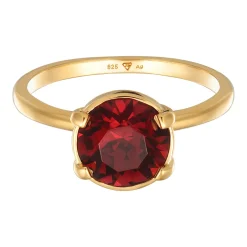 Elli "Solitär-Ring | Kristall (Grau)< Ringe