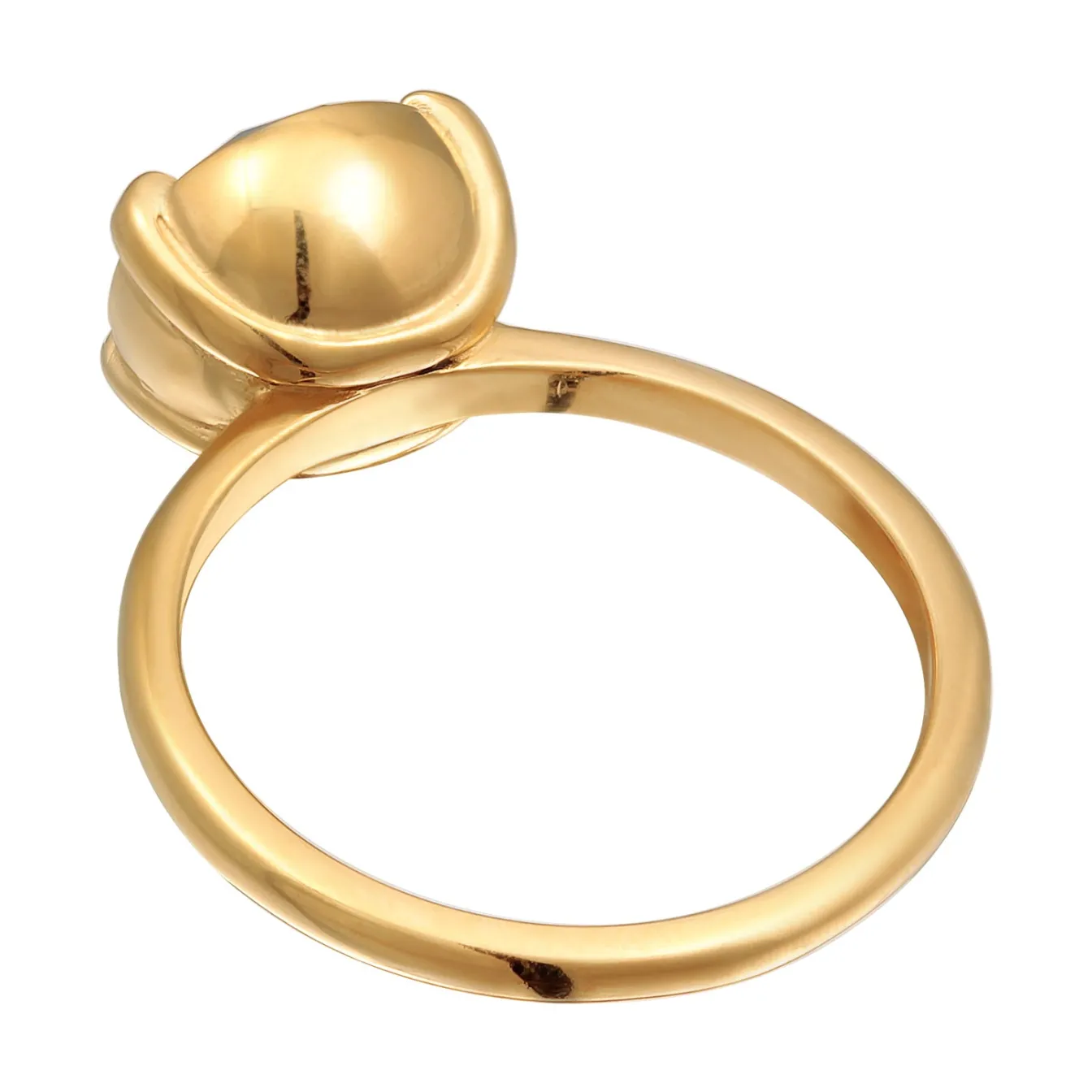 Elli "Solitär-Ring | Kristall (Grau)< Ringe