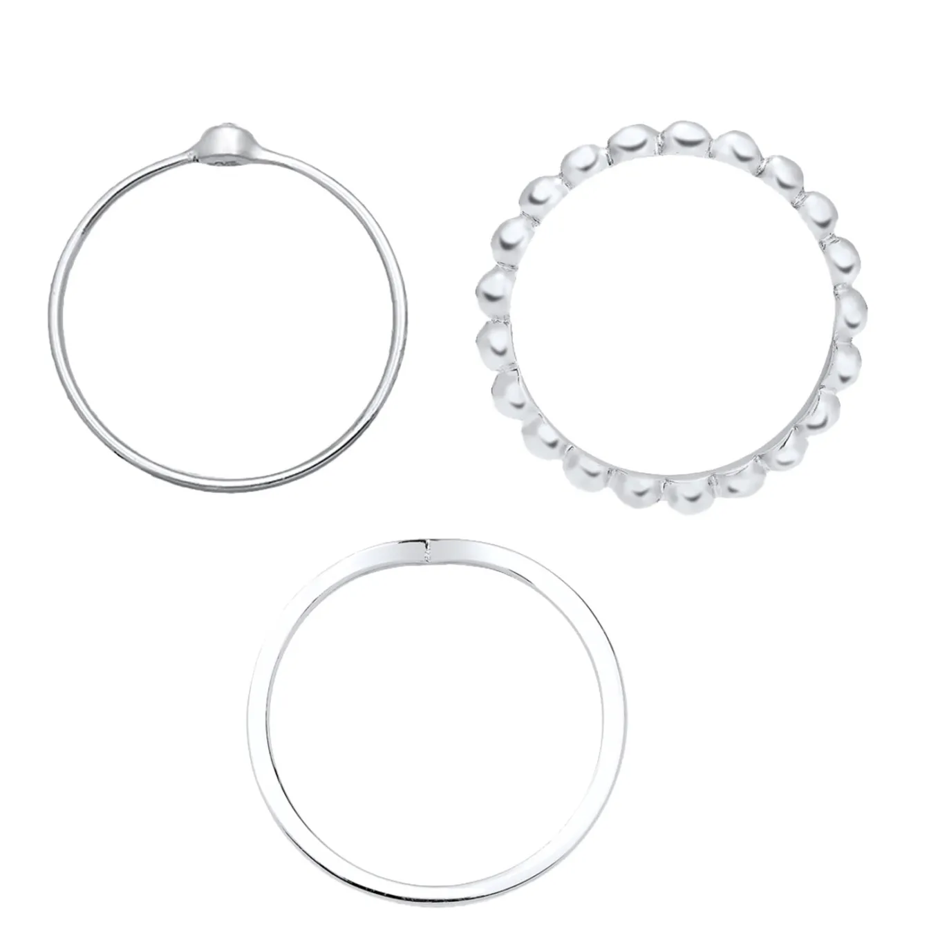 Elli "Solitär-Ring | Kristall (Weiß)< Ringe|Vergoldet