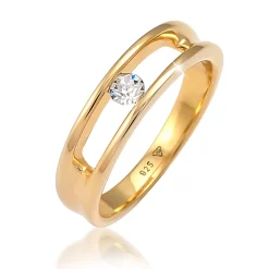 Elli "Solitär-Ring | Kristall (Weiß)< Letzte Chance|Ringe