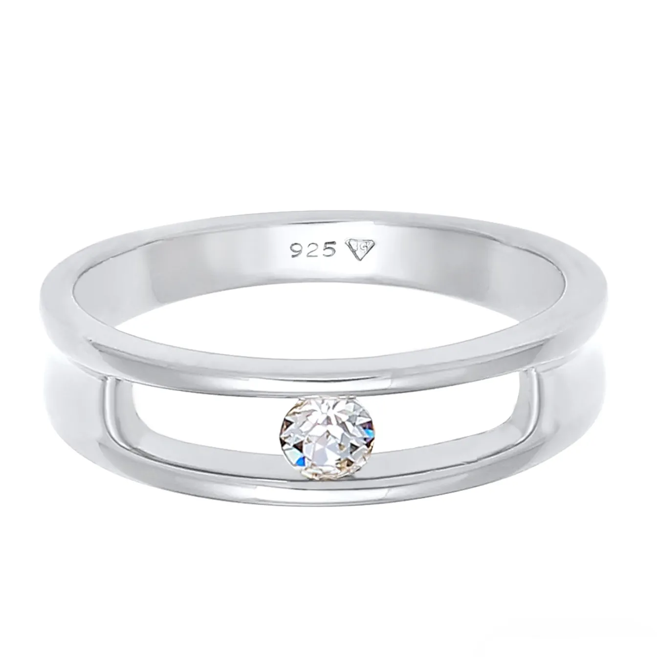 Elli "Solitär-Ring | Kristall (Weiß)< Letzte Chance|Ringe
