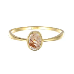 Elli "Solitär-Ring | Quarz (Rosa)< Ringe|Edelsteine