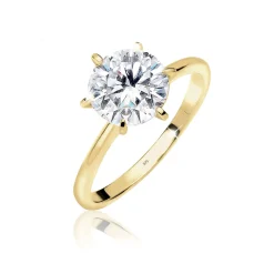 Elli "Solitär-Ring | Zirkonia ( )< Ringe|Echtgold
