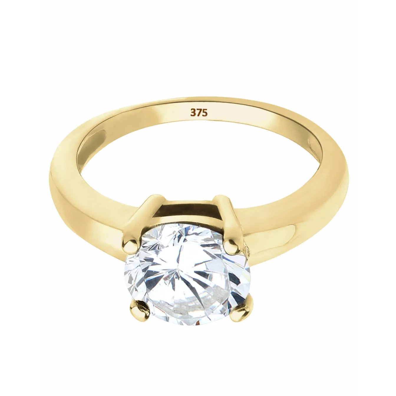 Elli "Solitär-Ring | Zirkonia ( )< Ringe|Echtgold