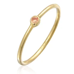 Elli "Solitär-Ring | Zirkonia ( Weiß )< Ringe|Echtgold