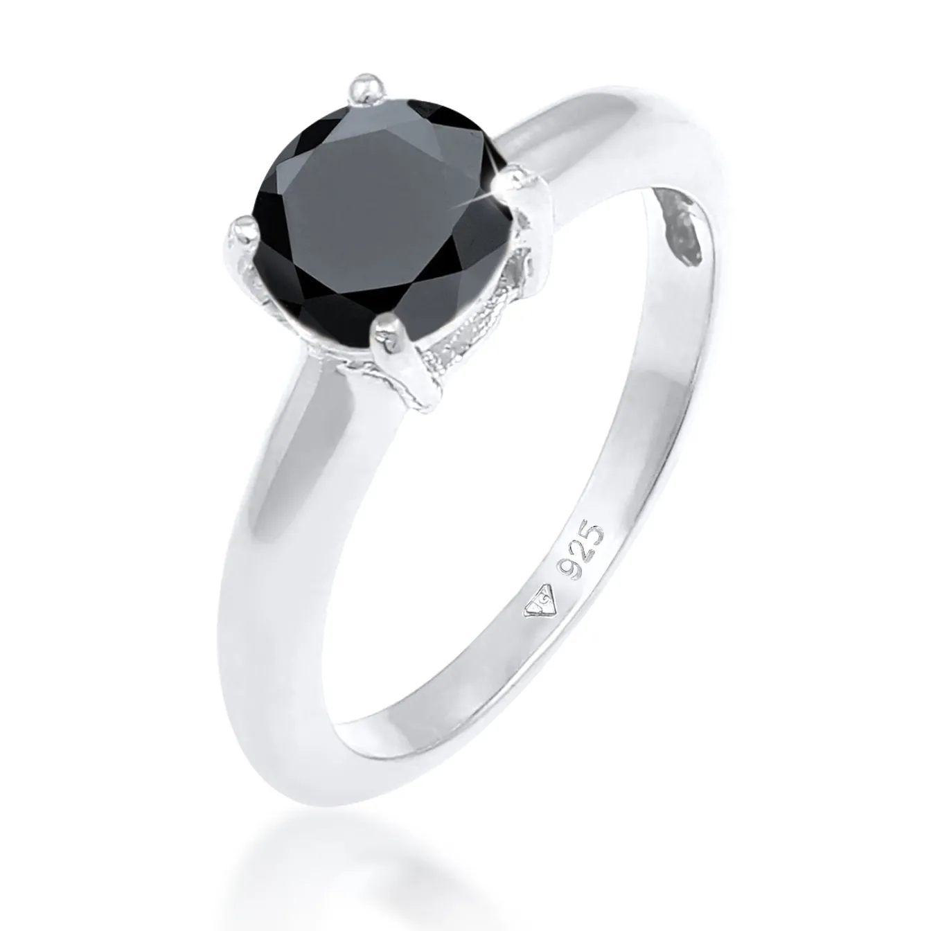 Elli "Solitär-Ring | Zirkonia ( Weiß )< Roségold|Ringe