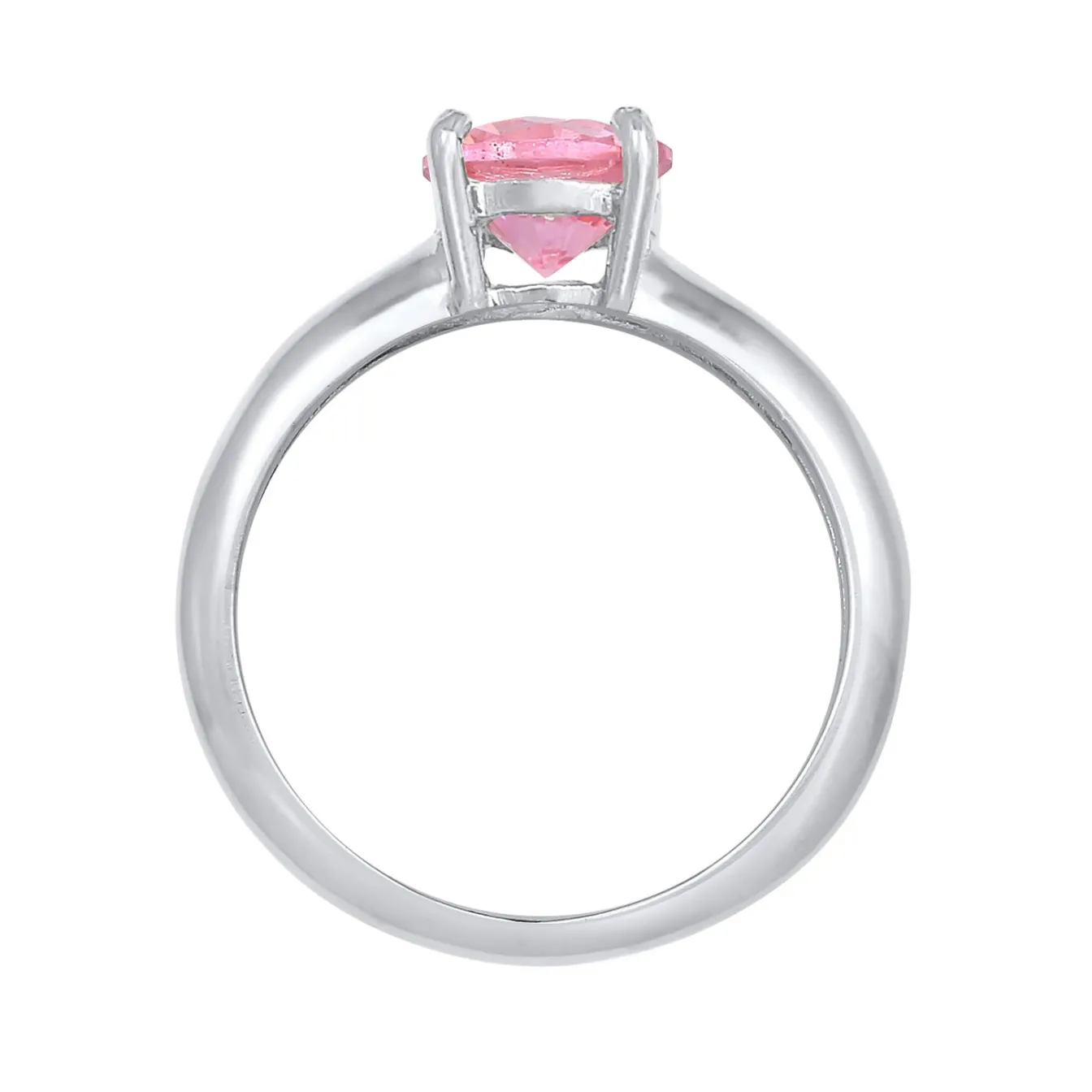 Elli "Solitär-Ring | Zirkonia ( Weiß )< Roségold|Ringe