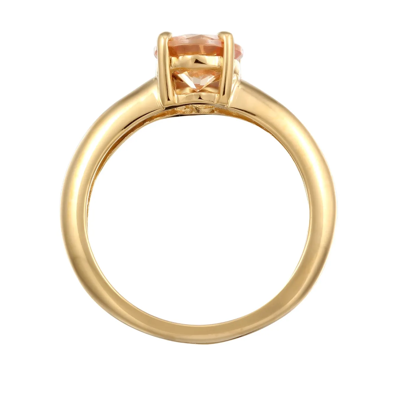 Elli "Solitär-Ring | Zirkonia ( Weiß )< Roségold|Ringe
