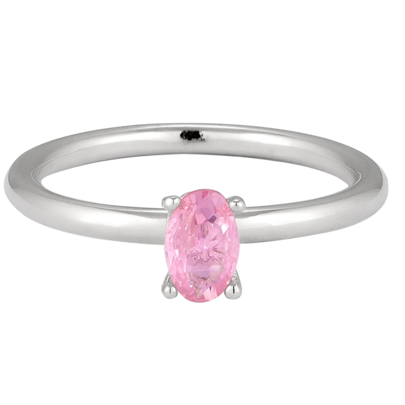 Elli "Solitär-Ring | Zirkonia (Weiß)< Vergoldet|Ringe