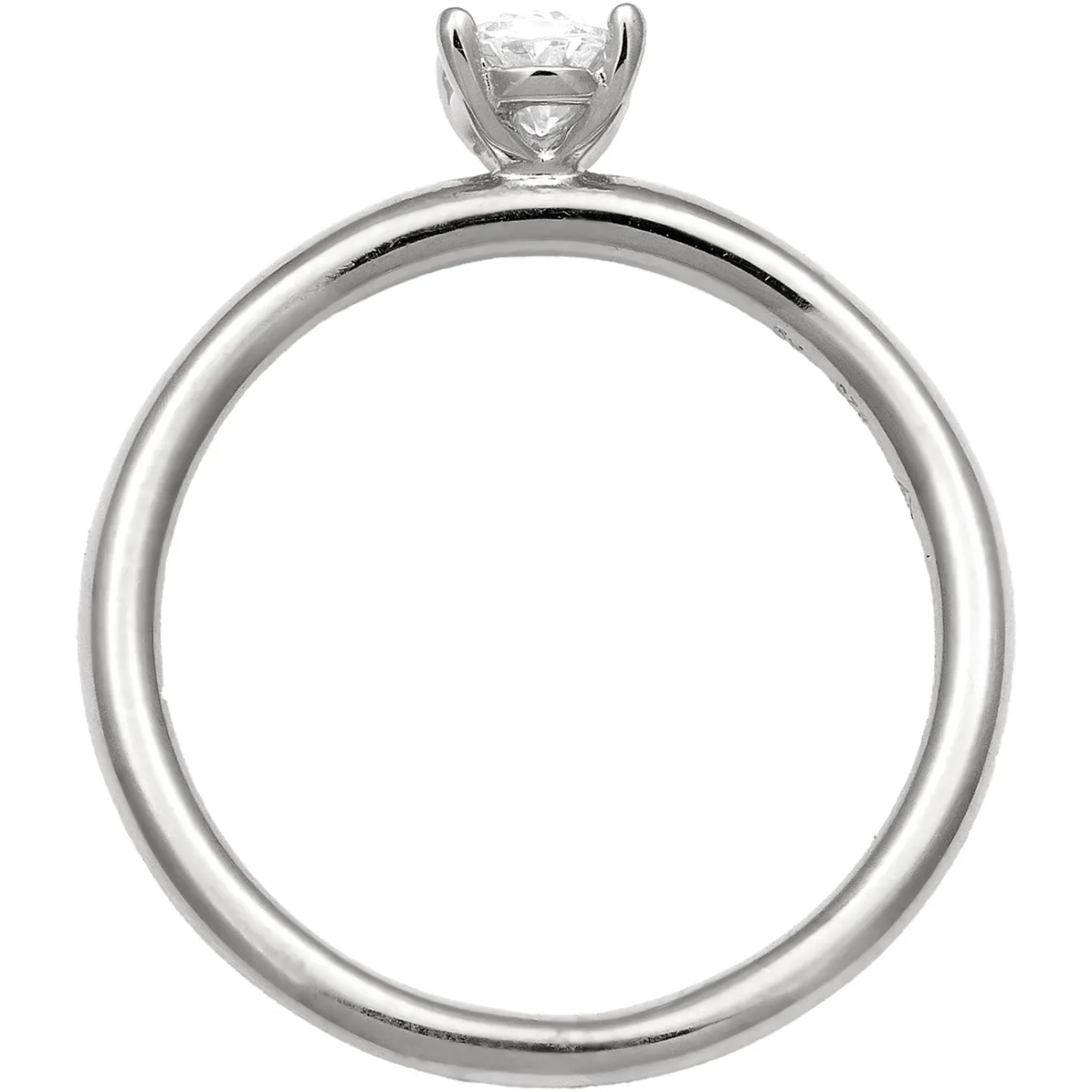 Elli "Solitär-Ring | Zirkonia (Weiß)< Vergoldet|Ringe