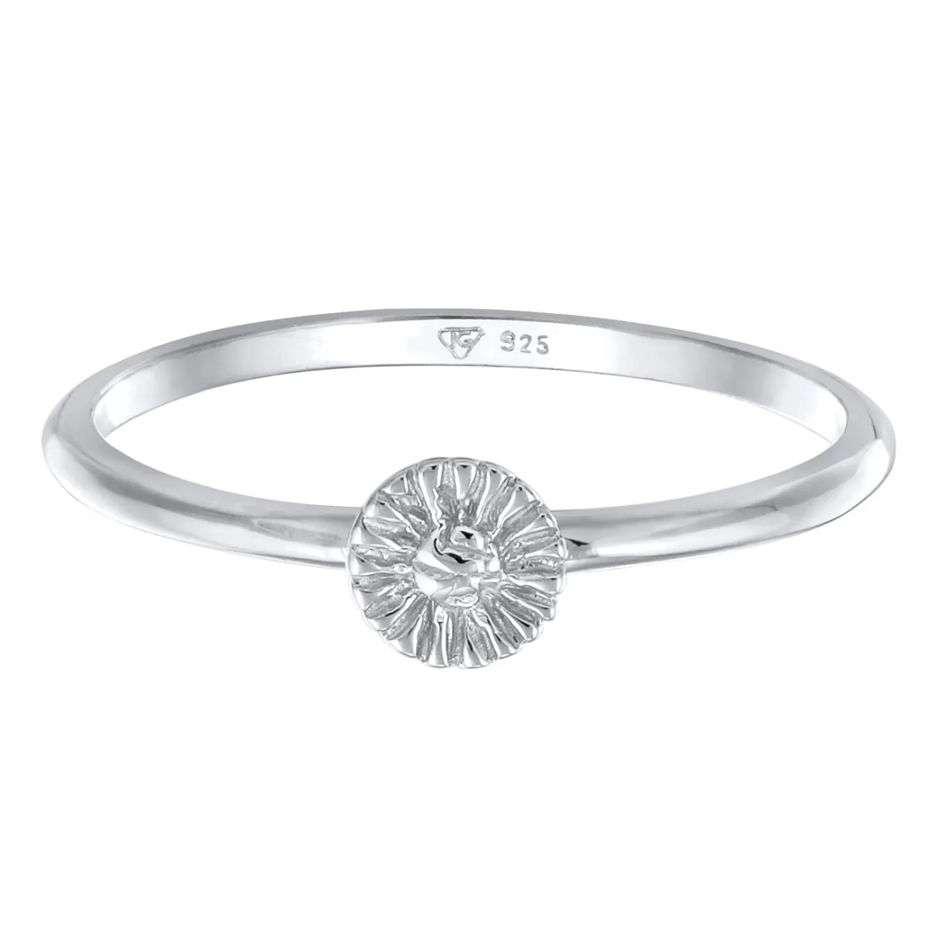Elli "Stapelring Blume Boho< Symbol-schmuck|Ringe