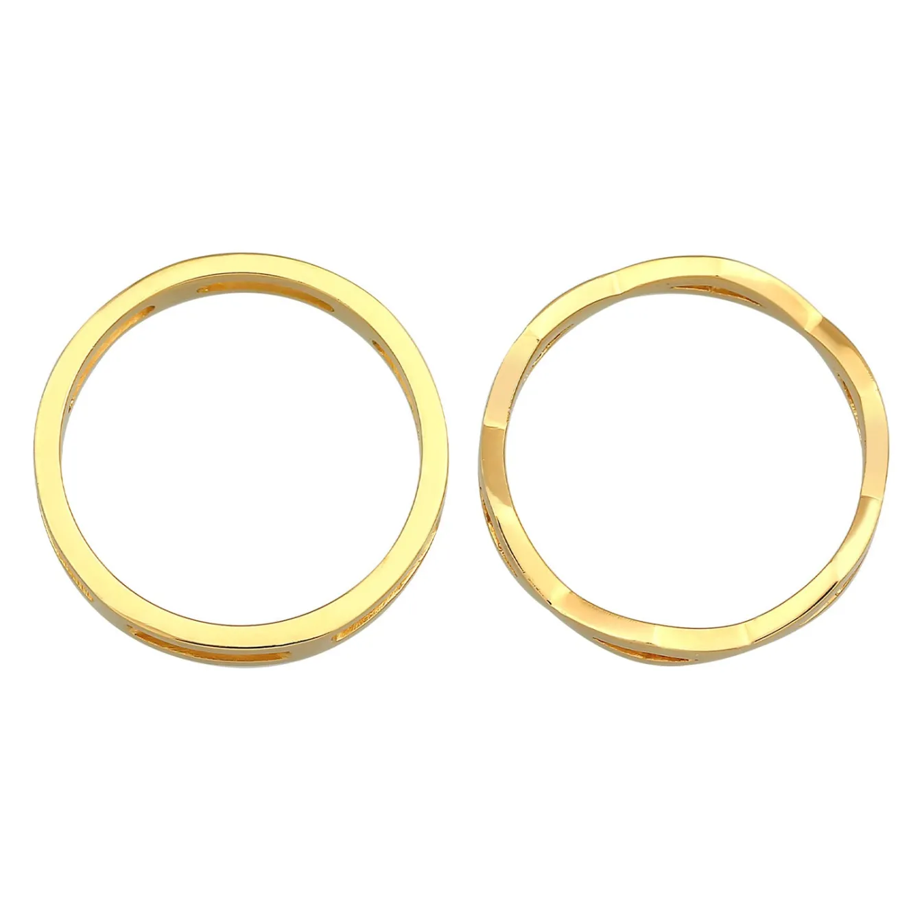 Elli "Stapelring 2er Set Geo< Letzte Chance|Ringe