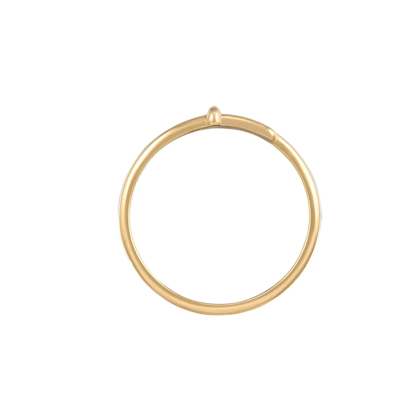 Elli "Stapelring Geo< Ringe|Vergoldet