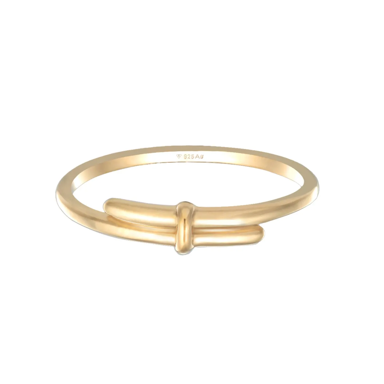 Elli "Stapelring Geo< Ringe|Vergoldet