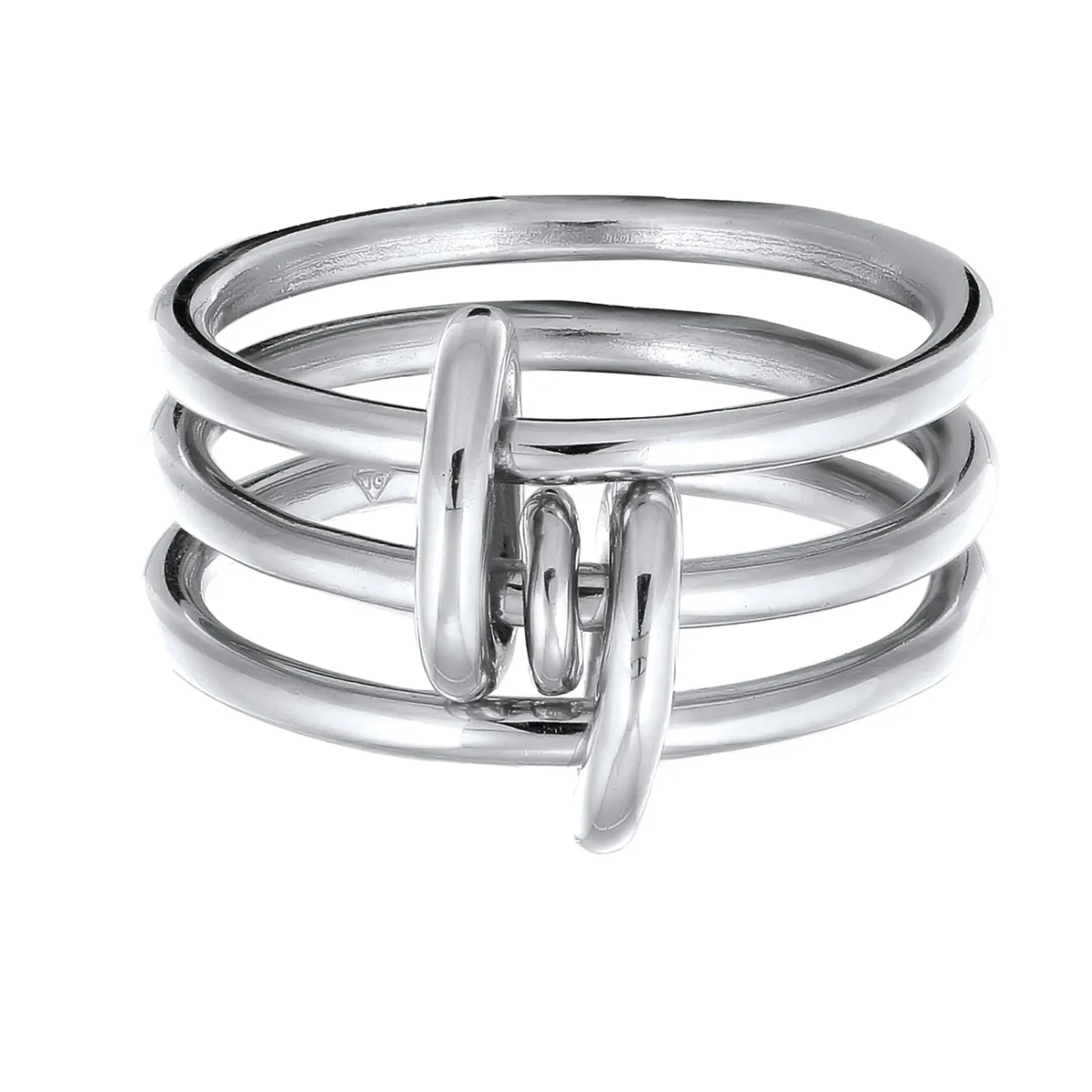 Elli "Stapelring Knoten< Vergoldet|Ringe