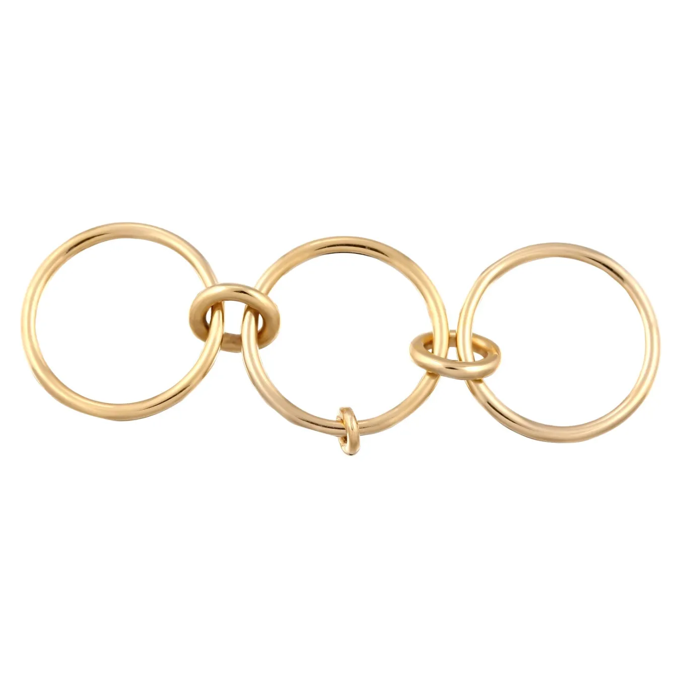 Elli "Stapelring Knoten< Vergoldet|Ringe