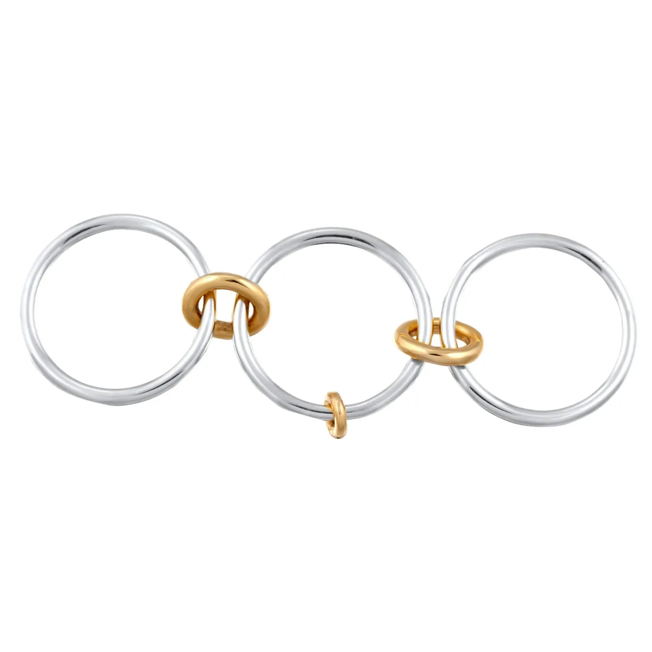 Elli "Stapelring Knoten< Vergoldet|Ringe