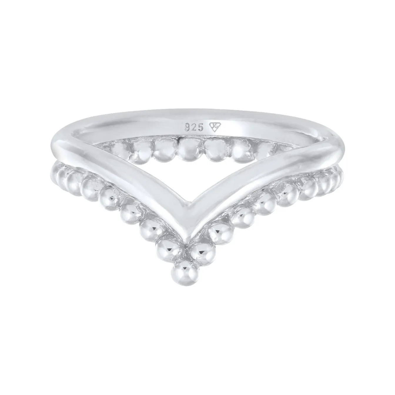 Elli "Stapelring Kugeln< Ringe|Silber
