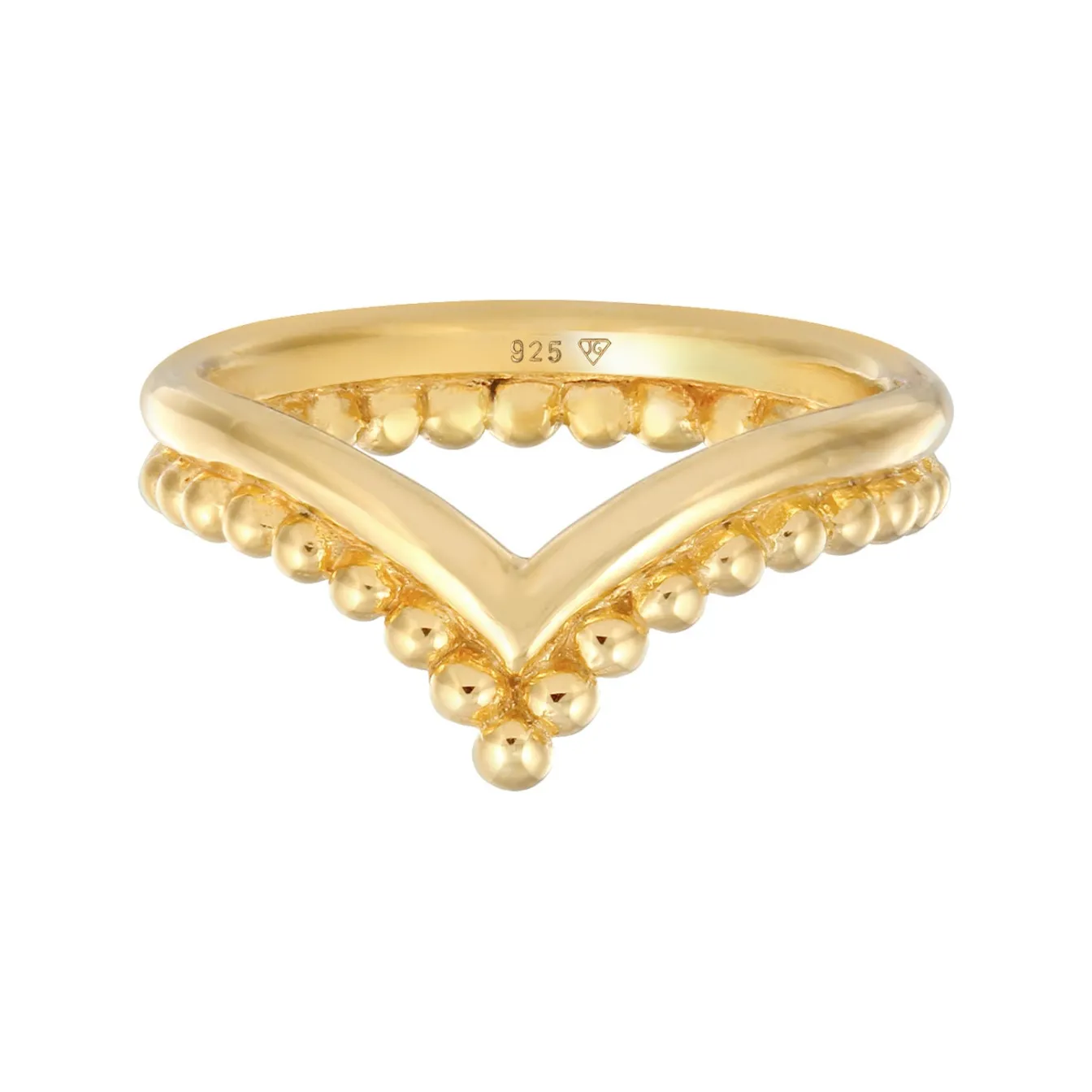 Elli "Stapelring Kugeln< Ringe|Silber