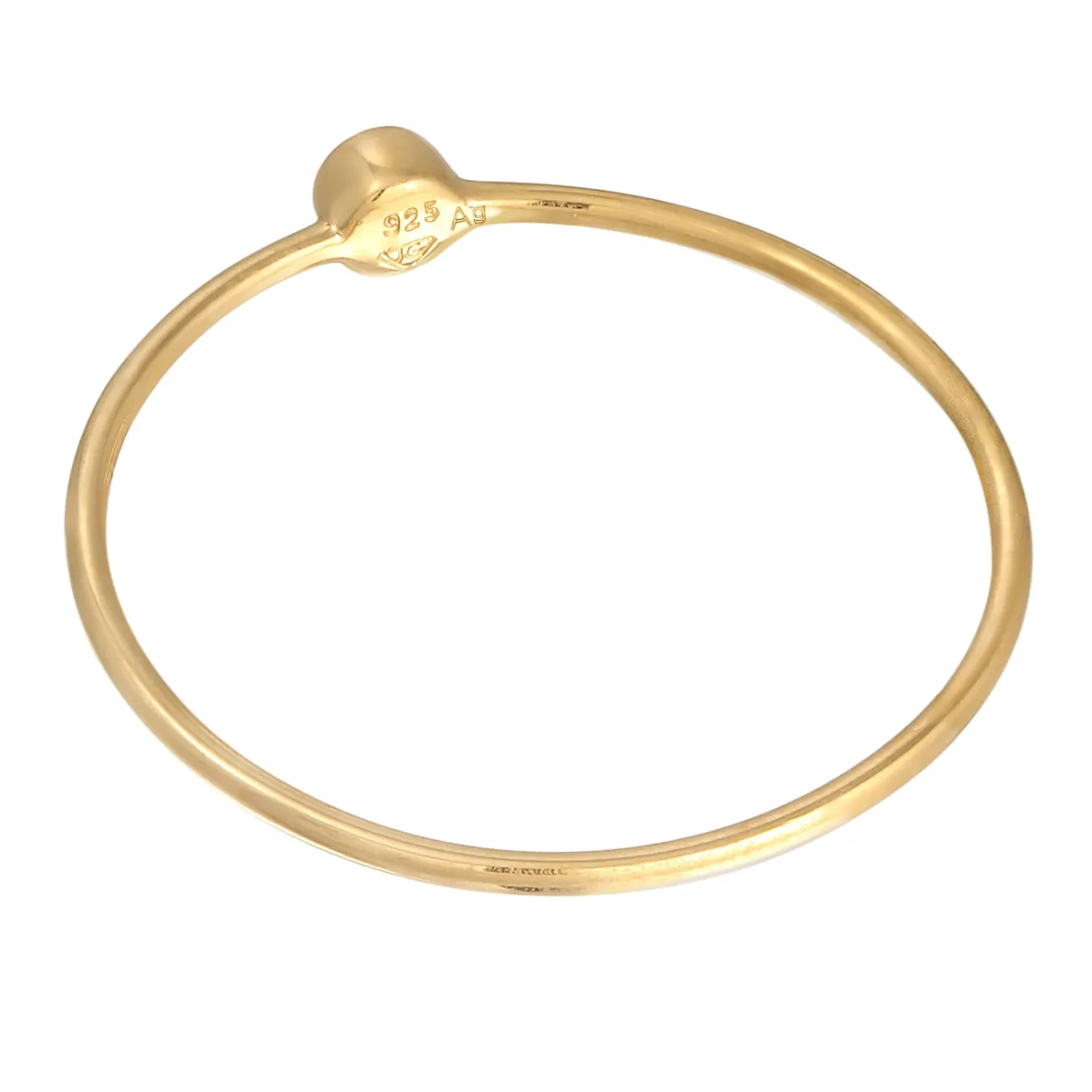Elli "Stapelring Solitär | Kristall (Grün)< Ringe