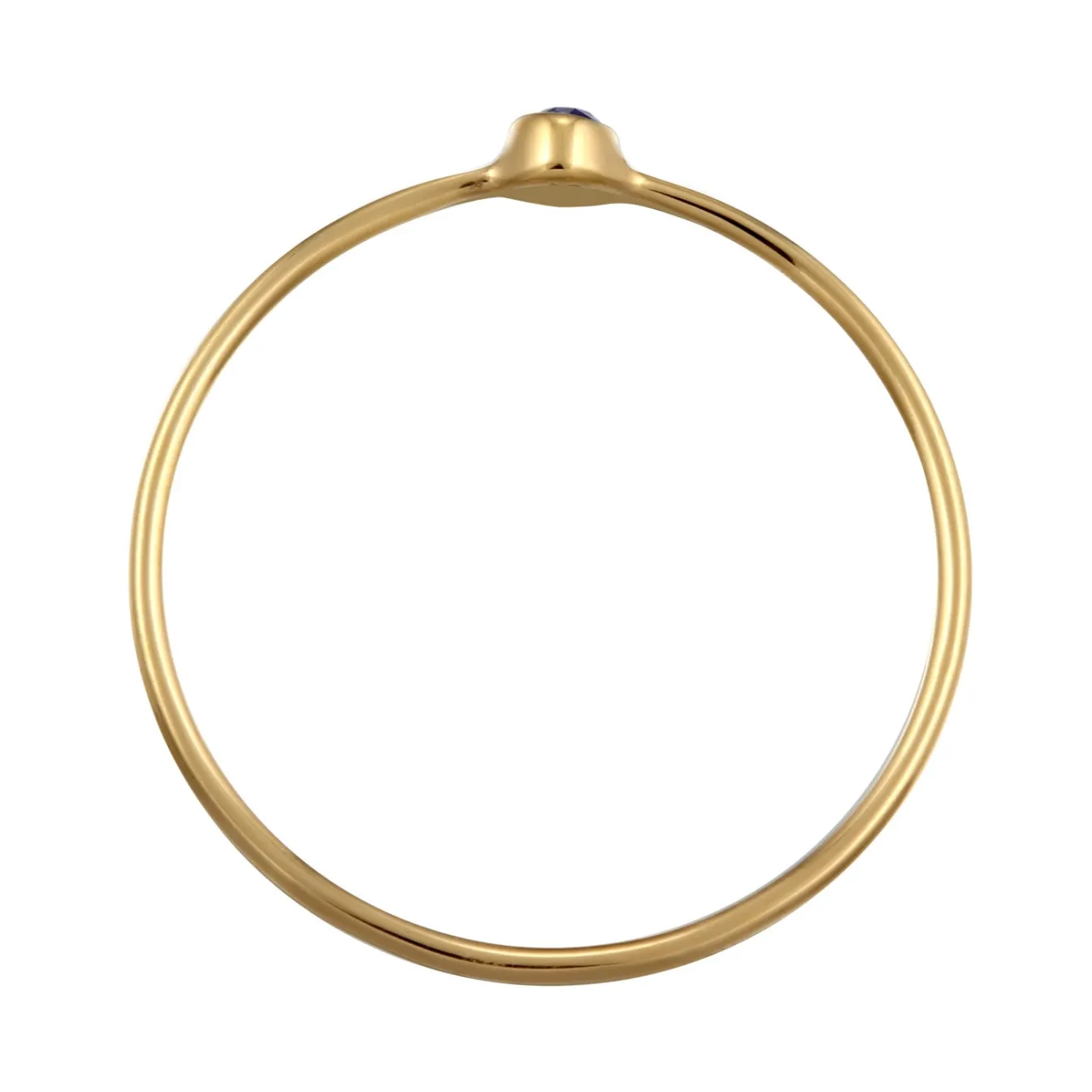 Elli "Stapelring Solitär | Kristall (Grün)< Ringe