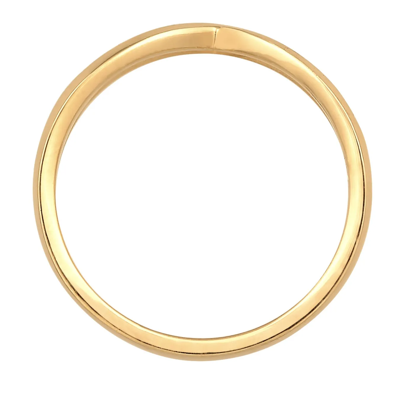 Elli "Stapelring V-Form< Ringe|Silber