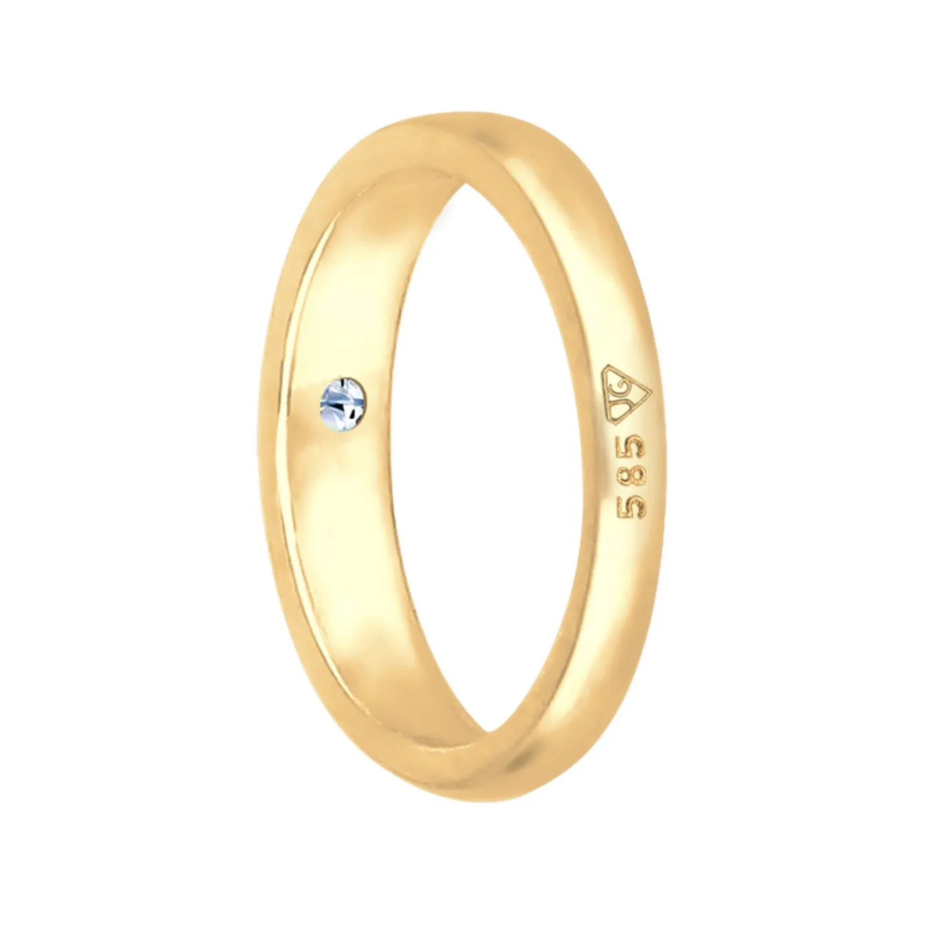 Elli "Taufring | Diamant ( Weiß, 0,005 ct )<Kinder Kinderschmuck|Anhänger & Charms