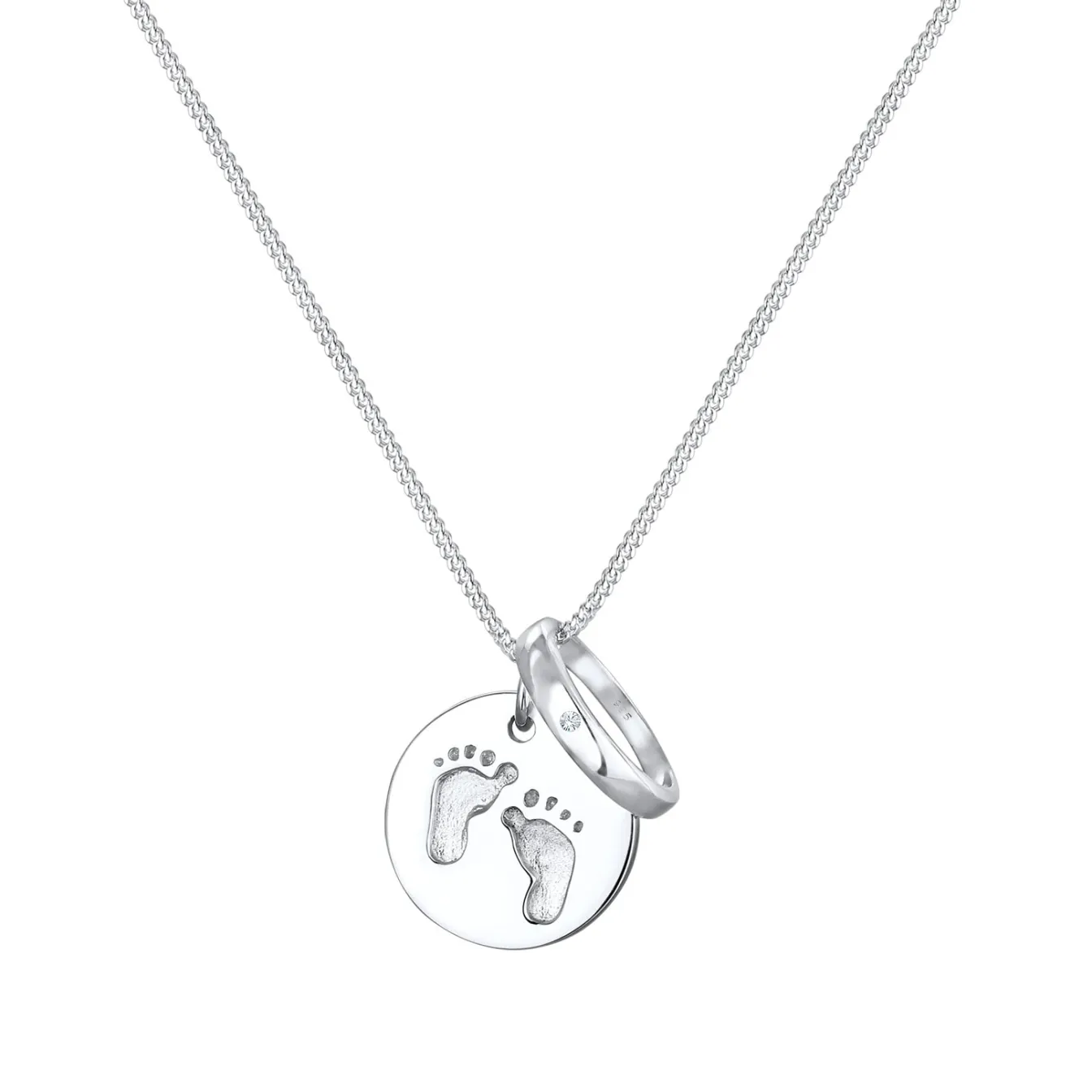 Elli "Taufring | Kristall (Weiß)<Kinder Kinderschmuck