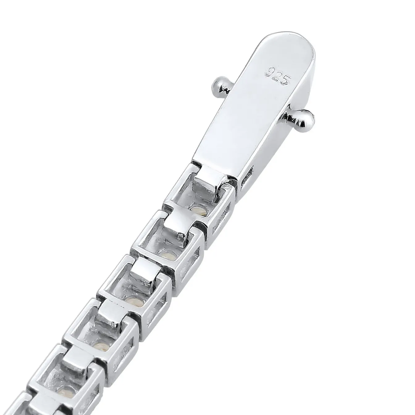 Elli "Tennisarmband | Zirkonia (Weiß)< Armbänder|Vergoldet