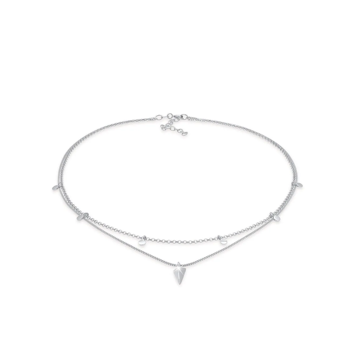 Elli "Venezianer-Choker Geo< Halsketten|Vergoldet