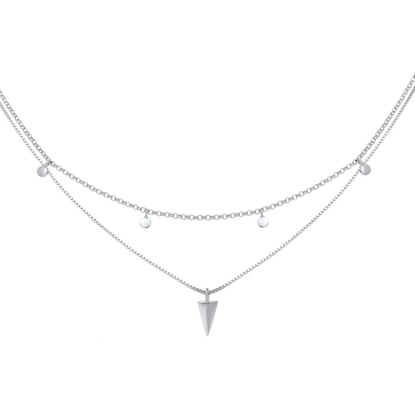 Elli "Venezianer-Choker Geo< Halsketten|Vergoldet