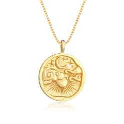 Elli "Venezianer-Halskette Astro< Symbol-schmuck|Halsketten