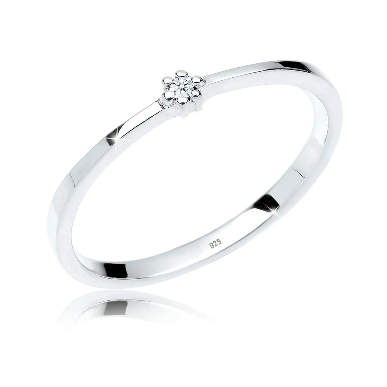 Elli "Verlobungsring | Diamant ( , 0,015 ct )< Ringe