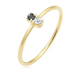 Elli "Verlobungsring | Diamant ( Weiß, 0,06 ct )< Ringe|Echtgold
