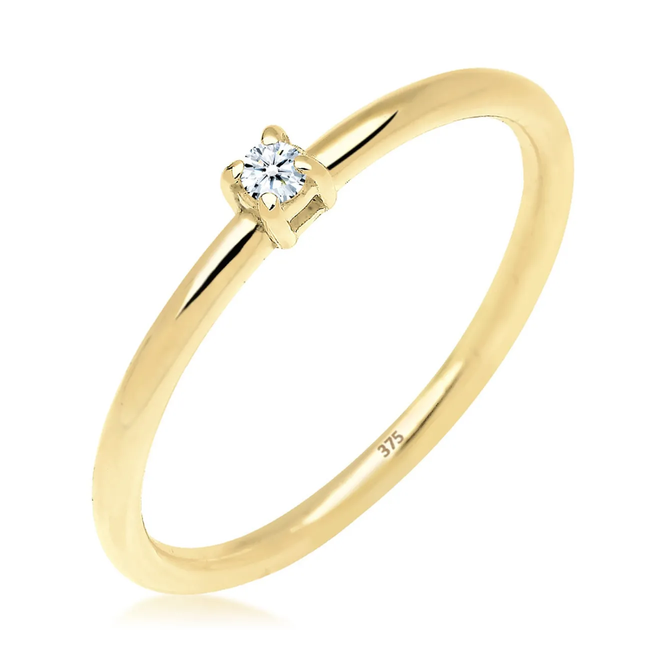 Elli "Verlobungsring | Diamant ( , 0,03 ct )< Ringe|Echtgold