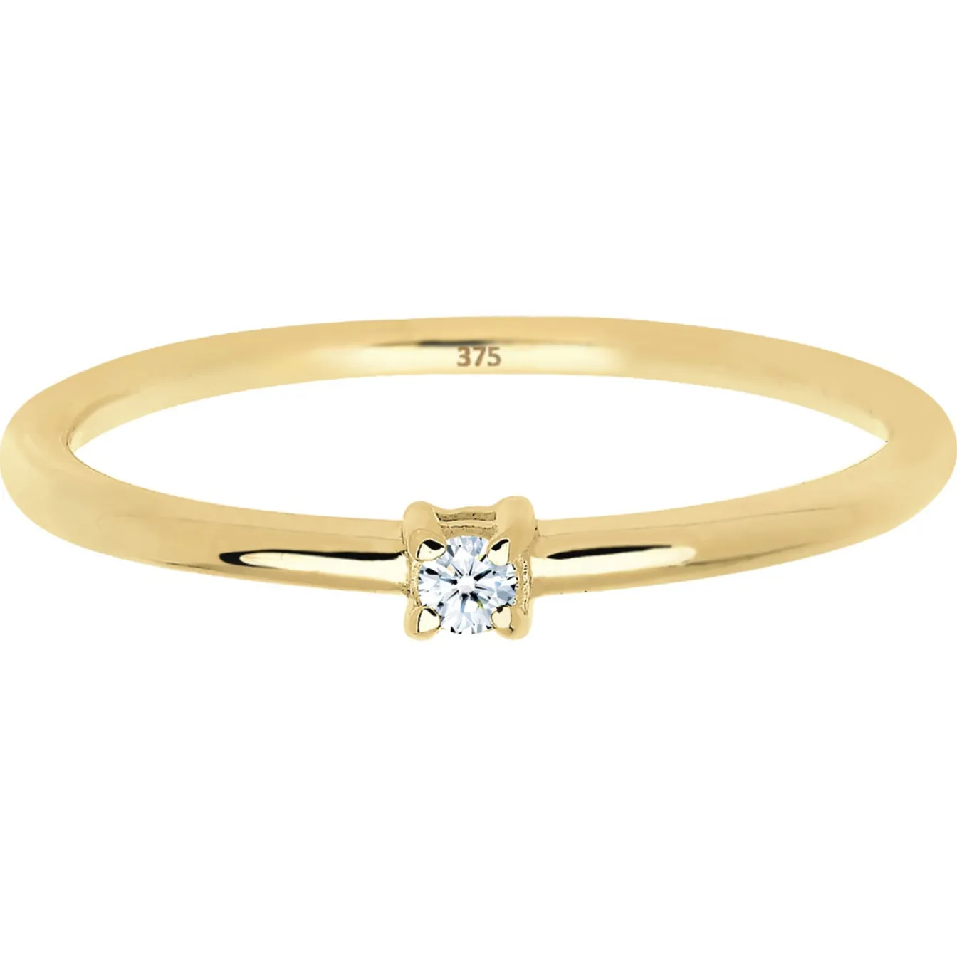 Elli "Verlobungsring | Diamant ( , 0,03 ct )< Ringe|Echtgold